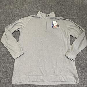 Ohio State Buckeyes Sweatshirt Mens Large Gray NCAA Football Champion 1/4 Zip